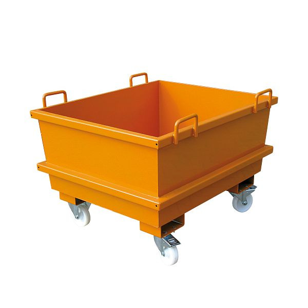 Uniwersalny pojemnik przemysłowy Eichinger, 1000 kg, 300 litrów, czysta pomarańcza, 20310400000000
