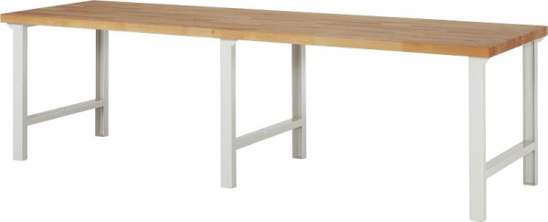 Pracovní stůl RAU série 7000 - modulární provedení, 3000x840x900 mm, 03-7000-1-309B4S.12