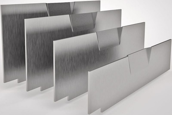 KLW aluminium tussenschot, breedte: 47 mm (3 stuks), hoogte: 41 mm, voor fronthoogtes: 75 mm, 15 / TB03-041