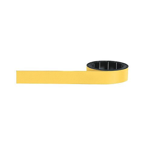 Magnetoplan magnetoflex tape, kleur: geel, maat: 15 mm, 1261502