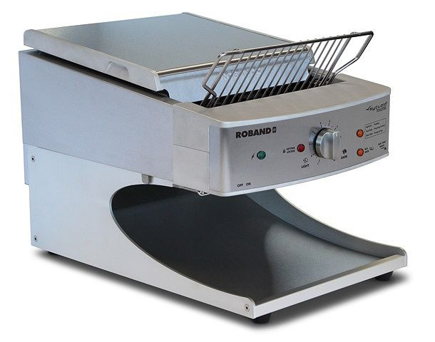 Roband Sycloid jatkuva leivänpaahdin hopea ST500A-F anturiohjattu ilmanvaihtojärjestelmällä, 500 viipaletta/tunti, ST500A-F
