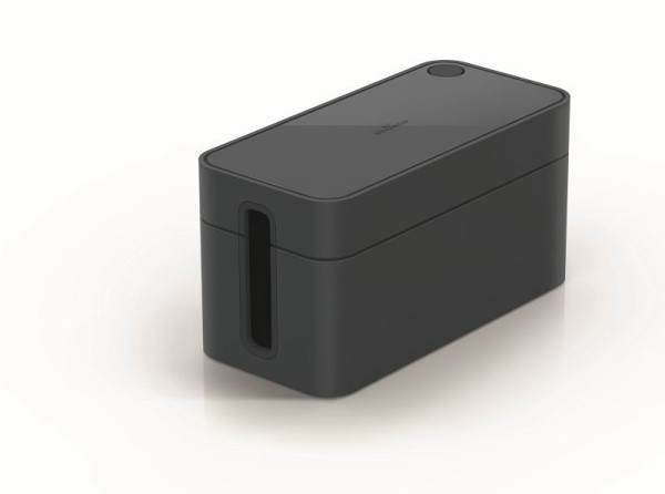 DURABLE kabelová krabice CAVOLINE® BOX S (pro 3-cestnou napájecí lištu, s gumovými nožičkami) grafitová, 503537