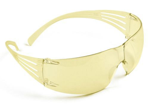 3M sikkerhedsbriller SecureFit 200, gul, polycarbonat linse, SF203AF, 259-074