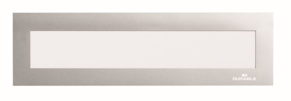 DURABLE DURAFRAME® Magnetic Top informační rámeček A4 na výšku/A5 na šířku, stříbrný, balení 5 ks, 498623