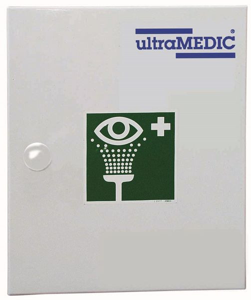 ultraMEDIC oogspoelkast ultraCASE &quot;010&quot; met oogspoelset, leeg, wit, met magneetsluiting, SAN-0200-10-A