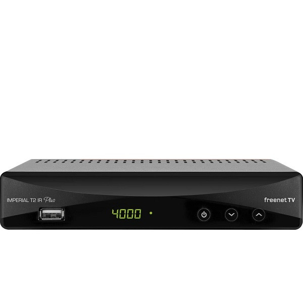 DigitalBox T2 IR Plus DVB-T2 HD-ontvanger incl. 12 maanden freenet TV en PVR-functie, 77-560-00-12