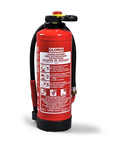 DENIOS GLORIA práškový hasicí přístroj, 9 kg, třída požáru A, B, C, 273-510