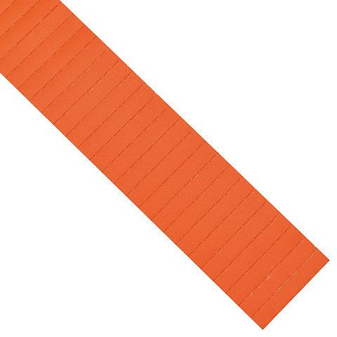 Magnetoplan ferrocard-etiketten, kleur: oranje, afmeting: 40 x 15 mm, verpakking: 115 stuks, 1286144