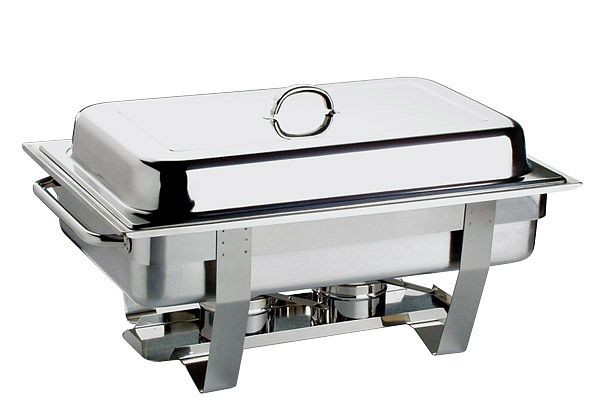 APS Chafing Dish -CHEF-, 61 x 31 cm, înălțime: 30 cm, 9 litri, oțel inoxidabil, 1 cadru, 1 bazin de apă, 11675