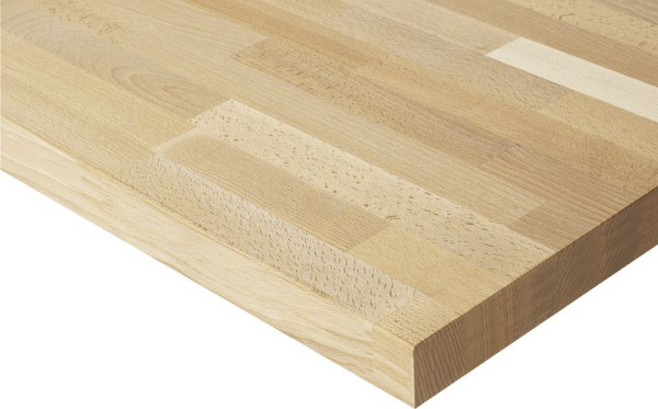 Blat z litego drewna bukowego RAU, 750x40x700 mm, B-075-070-40