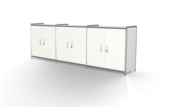 Kerkmann dressoir breed met voordeur paar 2 FH, Artline, B 2360 x D 380 x H 780 mm, wit, 13791610