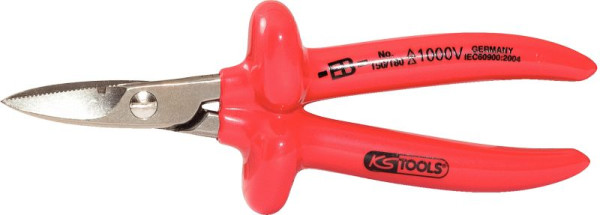 Nożyczki dla elektryków KS Tools 1000V, 180mm, 117.1206
