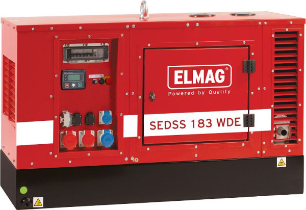 ELMAG stroomgenerator SEDSS 183WDE - Stage 3A, met KUBOTA motor D1105 (geluiddicht), 53459