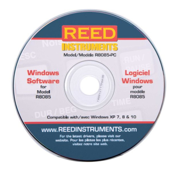 REED PC Software für Geräuschdosimeter, R8085-PC