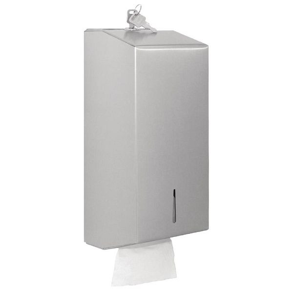 Jantex bulk toiletpapir dispenser lavet af rustfrit stål, GJ032