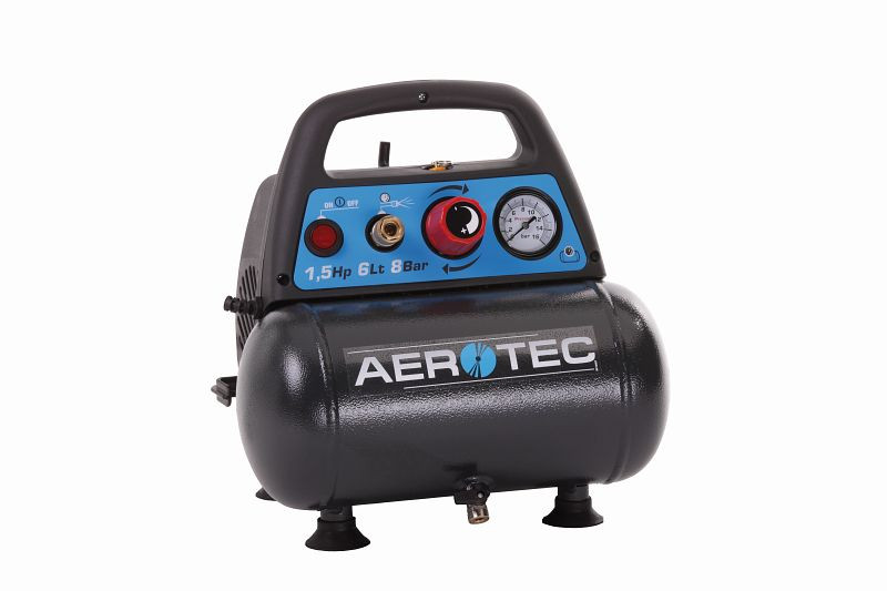 Compressor de pistão de ar comprimido AEROTEC, portátil, isento de óleo, 200664