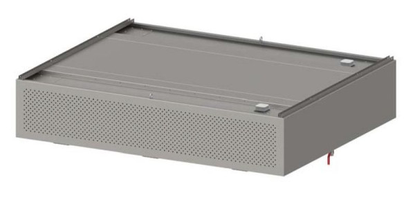 Exaustor de teto com compensação Stalgast "Expert Line", formato de caixa 1200 mm x 1800 mm com filtro ciclone/labirinto LC2 tipo A, DH121814