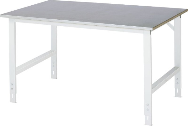 Mesa de trabalho RAU série Tom (mesa básica), W1500 x D1000 x H760-1080 mm, 06-625ES10-15.12