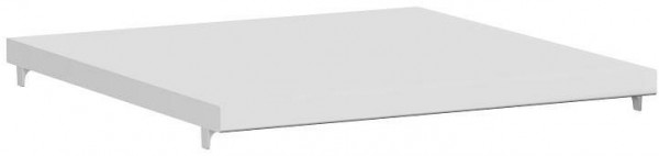 półka geramöbel ze wspornikiem półki, 400x370x19, jasnoszary, N-341702-L