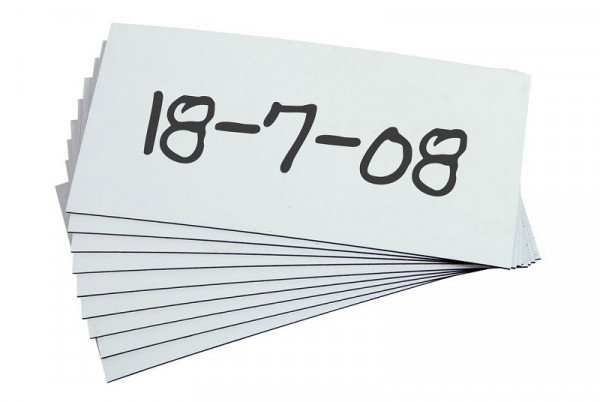 Eichner magneet-eindkap, wit, afmeting: 50 x 100 mm, VE: 100 stuks, 9218-02363