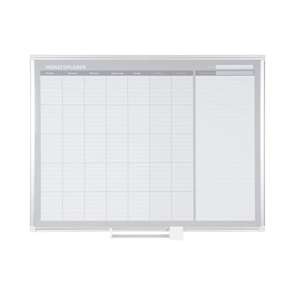 Bi-Office Maya magnetische maandplanner met aluminium frame 120x90cm, GA05146830