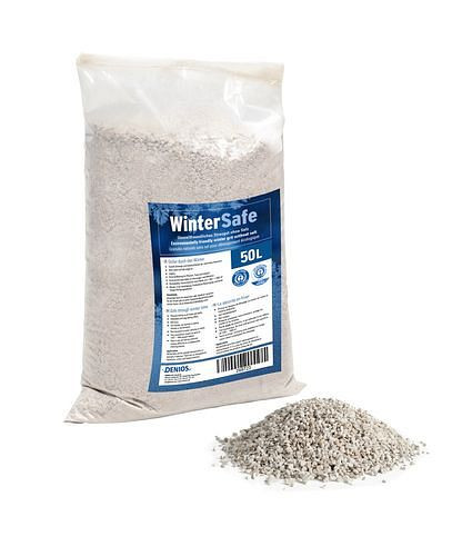 DENIOS zoutvrij grit WinterSafe, milieuvriendelijk, antislip, zak 50 l, 269-723