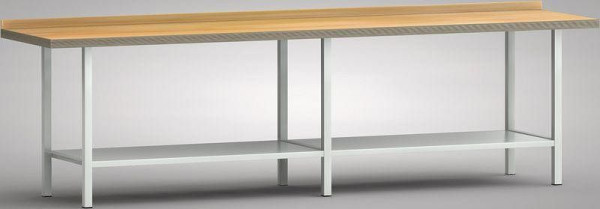 Standardowy stół warsztatowy KLW - 3000 x 700 x 900 mm dł. x gł. x wys. (ERGOVERSION), WS305E-3000M40-X7000