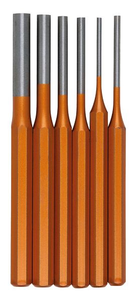 Conjunto de punção KS Tools, 6 peças, 3-4-5-6-8-10mm, 162.2122