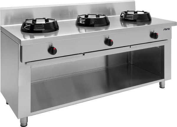 Saro wok gáztűzhely nyitott alappal modell CC/03, 423-2050