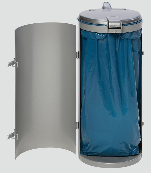 Colector compact de deșeuri VAR junior cu ușă cu o singură canapă, argintiu, 10112