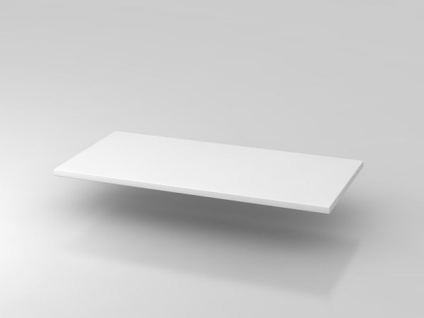 Półka Hammerbacher 80cm 6/7 ścienna biała, 76,2x37,6x1,9 cm (szer. x gł. x wys.), V6008/W