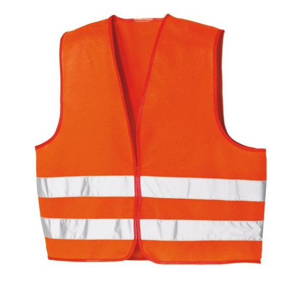 colete de alta visibilidade teXXor "WINNIPEG" (poliéster), laranja brilhante, embalagem de 50, 4202