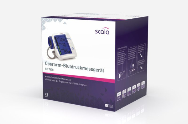 Scala SC 7670 blodtryksmåler for overarme, 02495