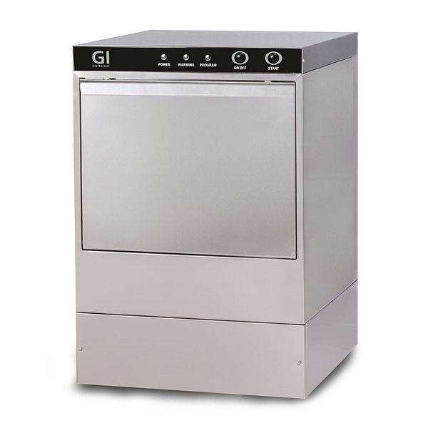 Mașină de spălat sticlă electronică Gastro-Inox cu pompă și dozator de săpun, 40x40cm, 230V, oțel inoxidabil AISI 304, 400.203