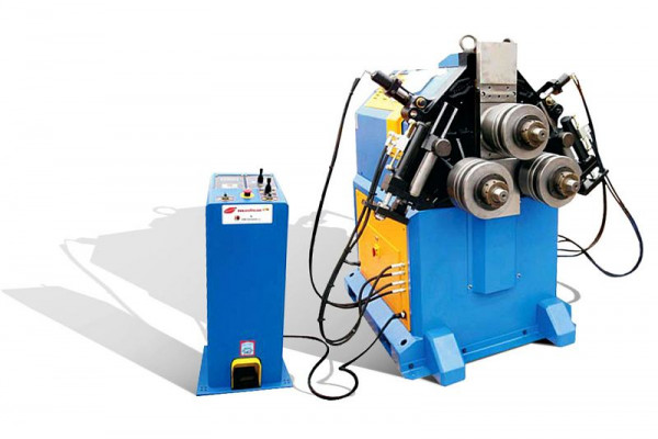 ERCOLINA hydraulische rolbuigmachine met drie onafhankelijk aangedreven assen, asdiameter: 70 mm, CE70H3