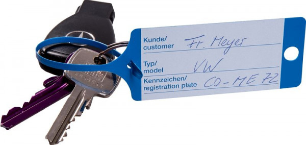 Eichner sleutelhanger, blauw, VE: 100 stuks, 9208-00647