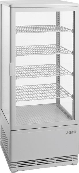 Βιτρίνα ψυγείου Saro μοντέλο SC 100 λευκή, 330-1012