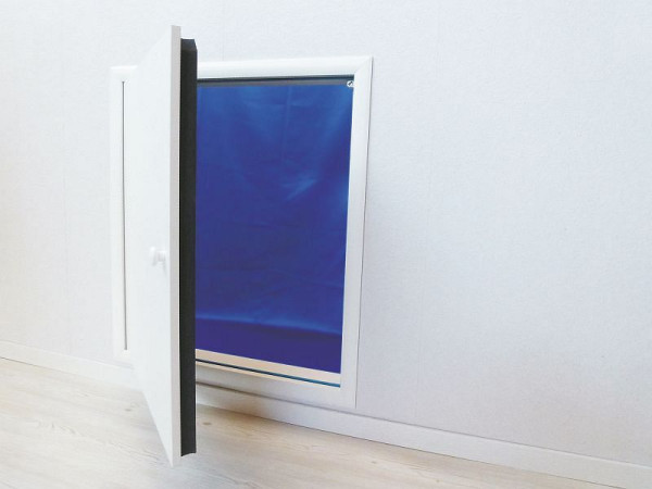 Wellhöfer kniehoge deur met 3D-thermische isolatie, muuropening 60 x 100 cm, 422