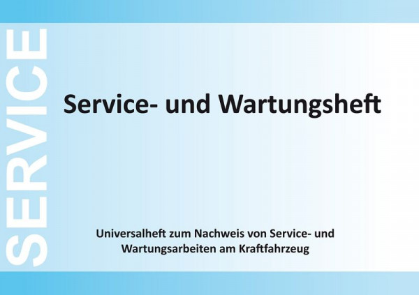 Eichner service- en onderhoudsboekje, VE: 10 stuks, 9036-00168
