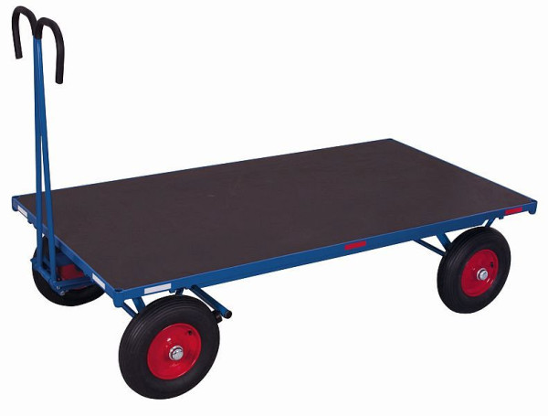 VARIOfit ruční plošinový vozík bez boční stěny, vnější rozměry: 2 065 x 1 000 x 1 340 mm (ŠxHxV), zu-05202