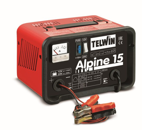 Telwin ALPINE 50 BOOST acculader, 230V 12-24V, 807548