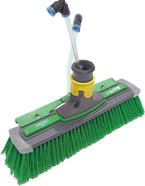 UNGER nLITE power brush compleet, 28cm, gespleten haren (groen), NFK28