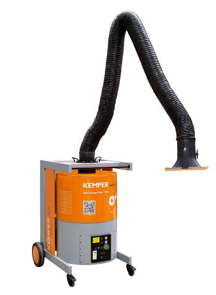 ELMAG sací systém, pojízdný, MaxiFil, sací rameno Ø 150mm/4m v hadicovém provedení, sací délka s ramenem max. 1100 m³/h 1,5 kW 3x400 V, 58610