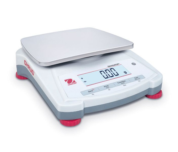 Balança de precisão portátil OHAUS NV1202 EU, capacidade de pesagem 1200 g, legibilidade ao pesar 0,01 g, 30615584