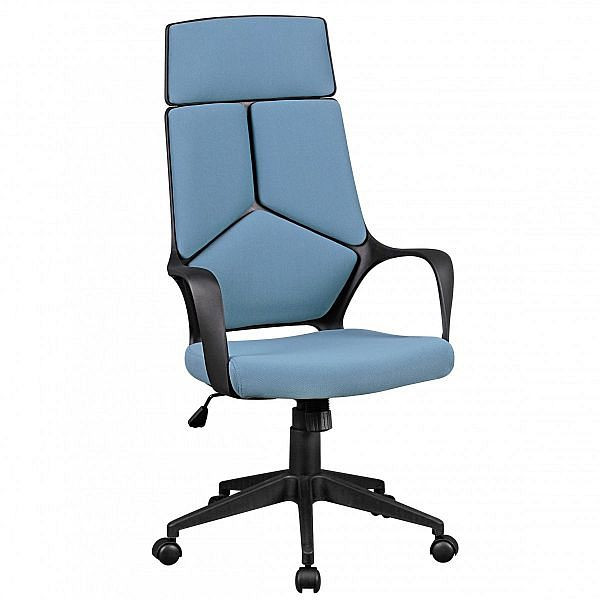 Amstyle scaun de birou Techline husă din material albastru, SPM1.331