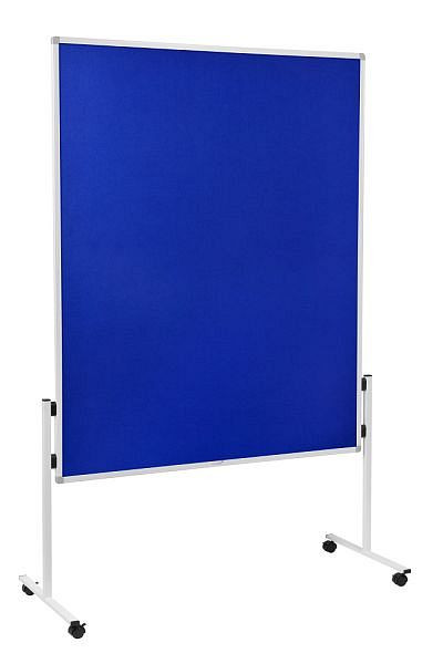 Placă de moderare Legamaster ECONOMY rigidă, acoperită cu pâslă, albastru 150x120 cm, 7-209100