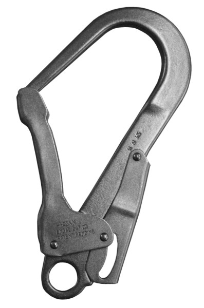 Mosquetão tubular Funcke FS60, mosquetão tubular de alumínio, largura de abertura: 50,8 mm, 70020132