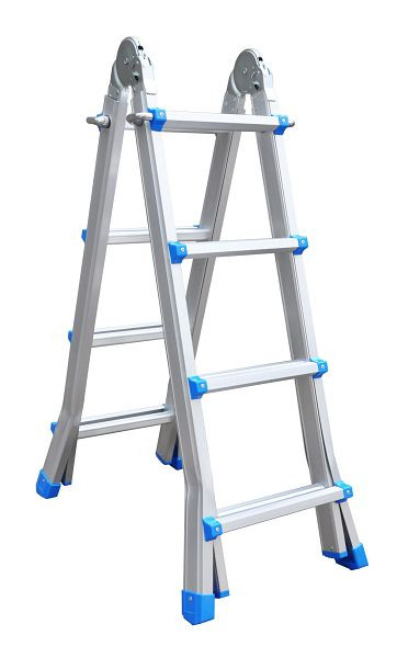 VaGo-Tools telescopische ladder, trapladder, multifunctionele ladder, aluminium ladder, vouwladder 4 x 4, AL-XT-404_av