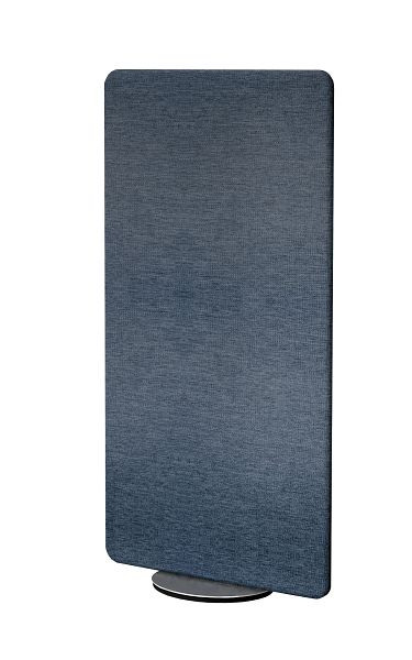 Kerkmann tekstilelement Metropol drejeligt, B 800 x D 450 x H 1700 mm, blå, 45697317