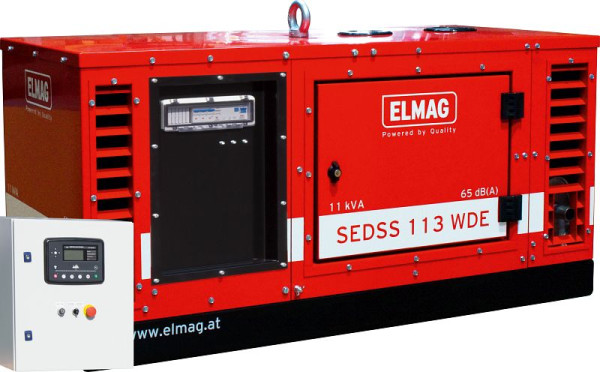 Pachet complet de alimentare de urgență ELMAG SEDSS 183WDE-ASS, generator DIESEL cu motor KUBOTA D1105, 00547